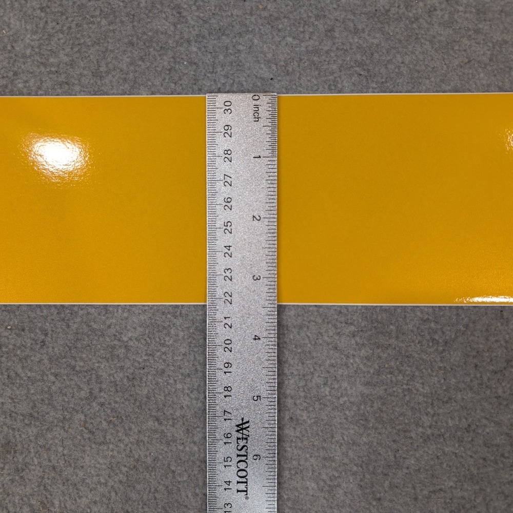 3M Scotchlite Reflective Graphic Film Yellow Adhesive Strips (Set of 3) 12×3.5 - Picture 6 of 6